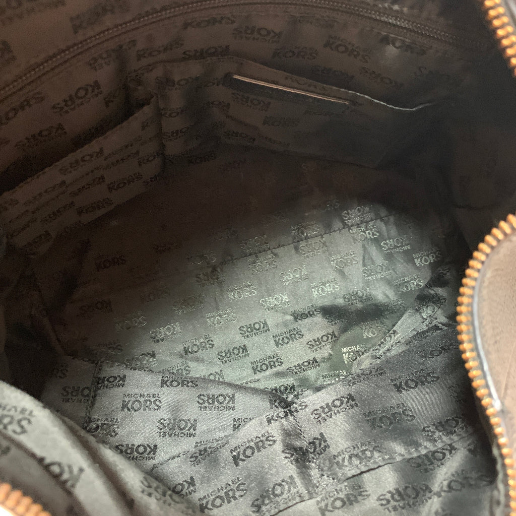 Michael Kors Black Pebbled Leather Hobo Shoulder Bag | Gently Used |