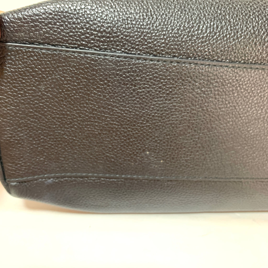 Michael Kors Black Pebbled Leather Hobo Shoulder Bag | Gently Used |