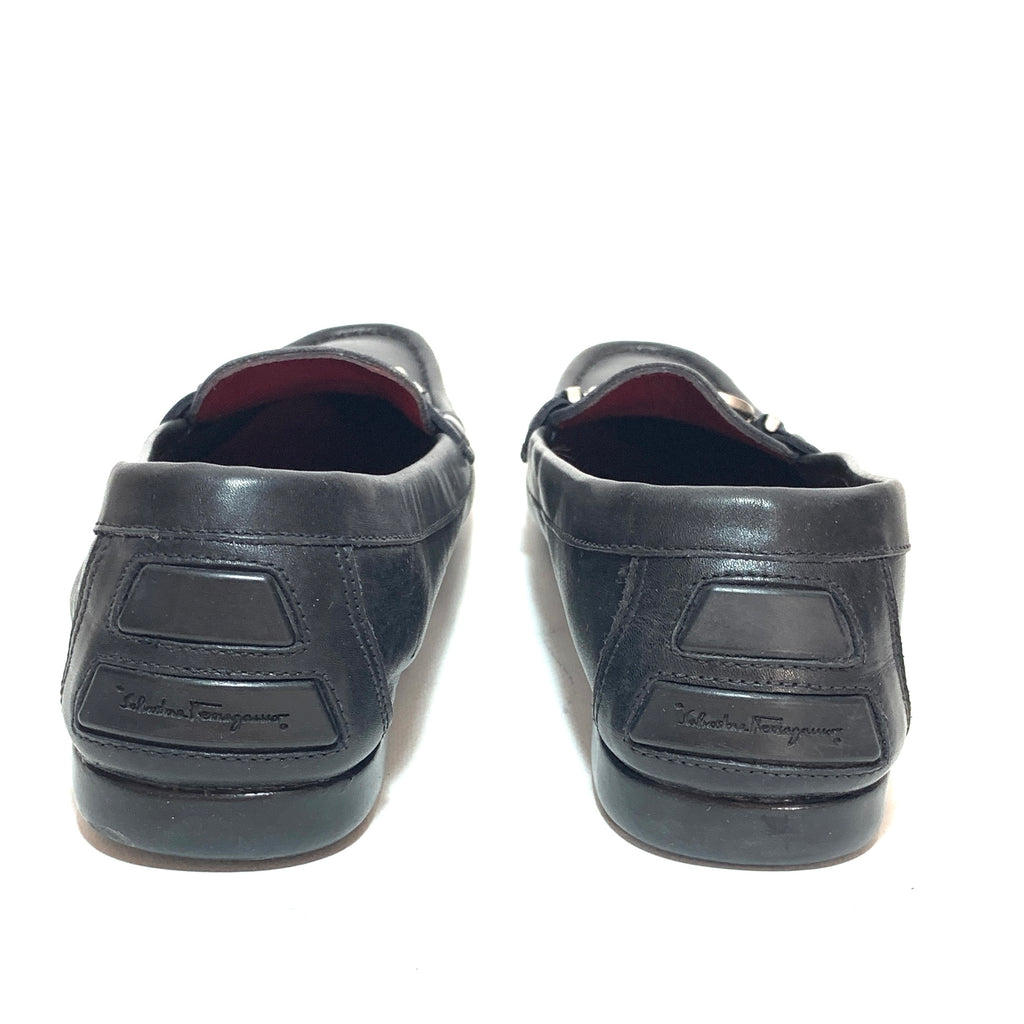 Salvatore Ferragamo Black Loafers | Pre Loved |