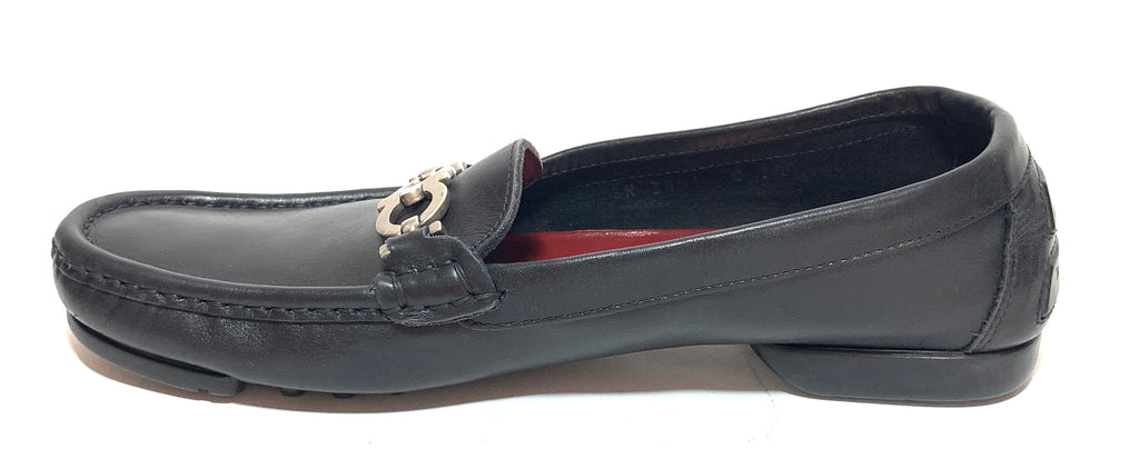 Salvatore Ferragamo Black Loafers | Pre Loved |
