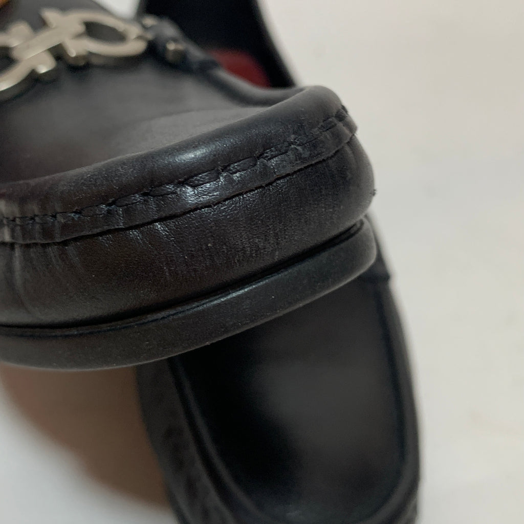 Salvatore Ferragamo Black Loafers | Pre Loved |