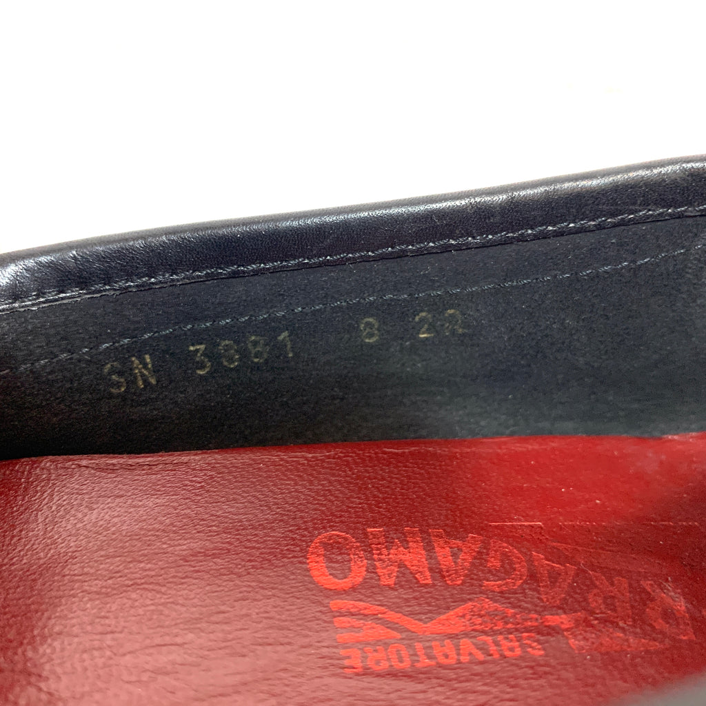 Salvatore Ferragamo Black Loafers | Pre Loved |