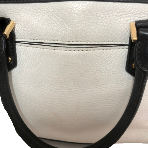 Michael Kors Black & White Leather 'Taryn' Satchel | Pre Loved |