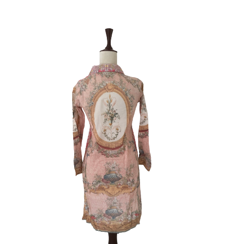 Nida Azwer Pink Printed Kameez | Gently Used |