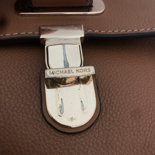 Michael Kors Tan 'Romy' Messenger Bag | Pre Loved |