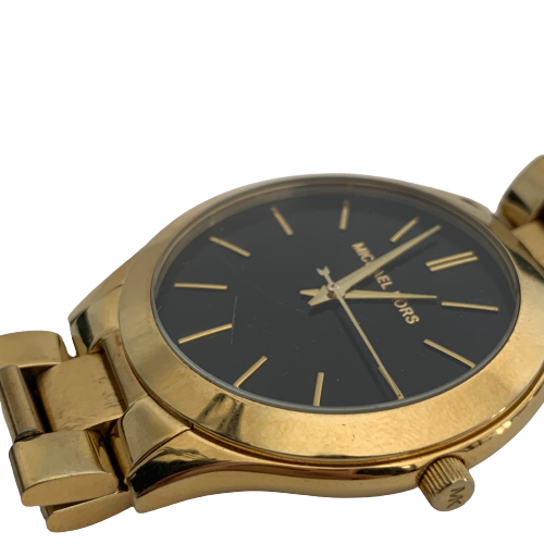 Michael Kors Unisex MK3478 Gold Watch | Pre Loved |