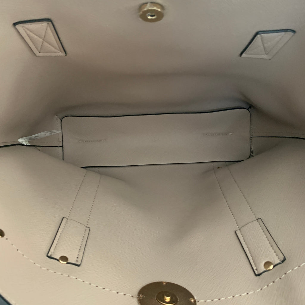 River Island Beige Monogram Shopper Tote Bag | Like New |