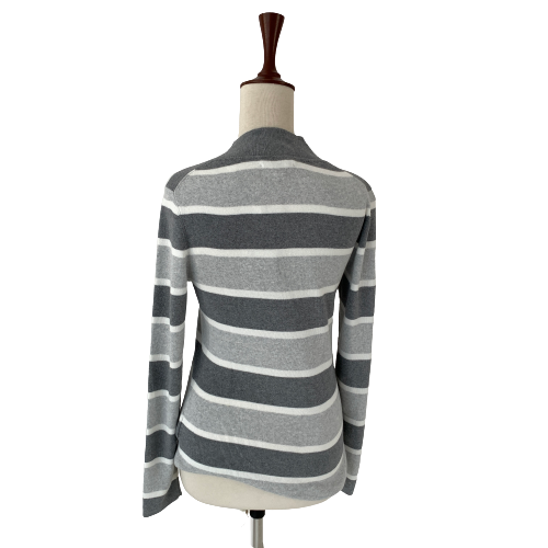 Tommy Hilfiger Grey Striped Sweater | Brand New |