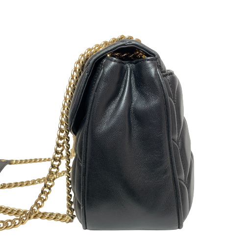 Michael Kors Black Leather 'Peyton' Shoulder Bag | Pre Loved |