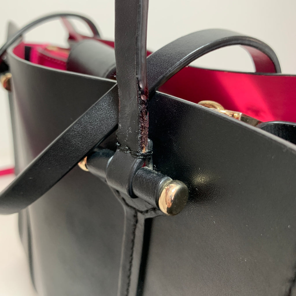 Kate Spade Small 'Elodie' Black Leather Satchel | Pre Loved |