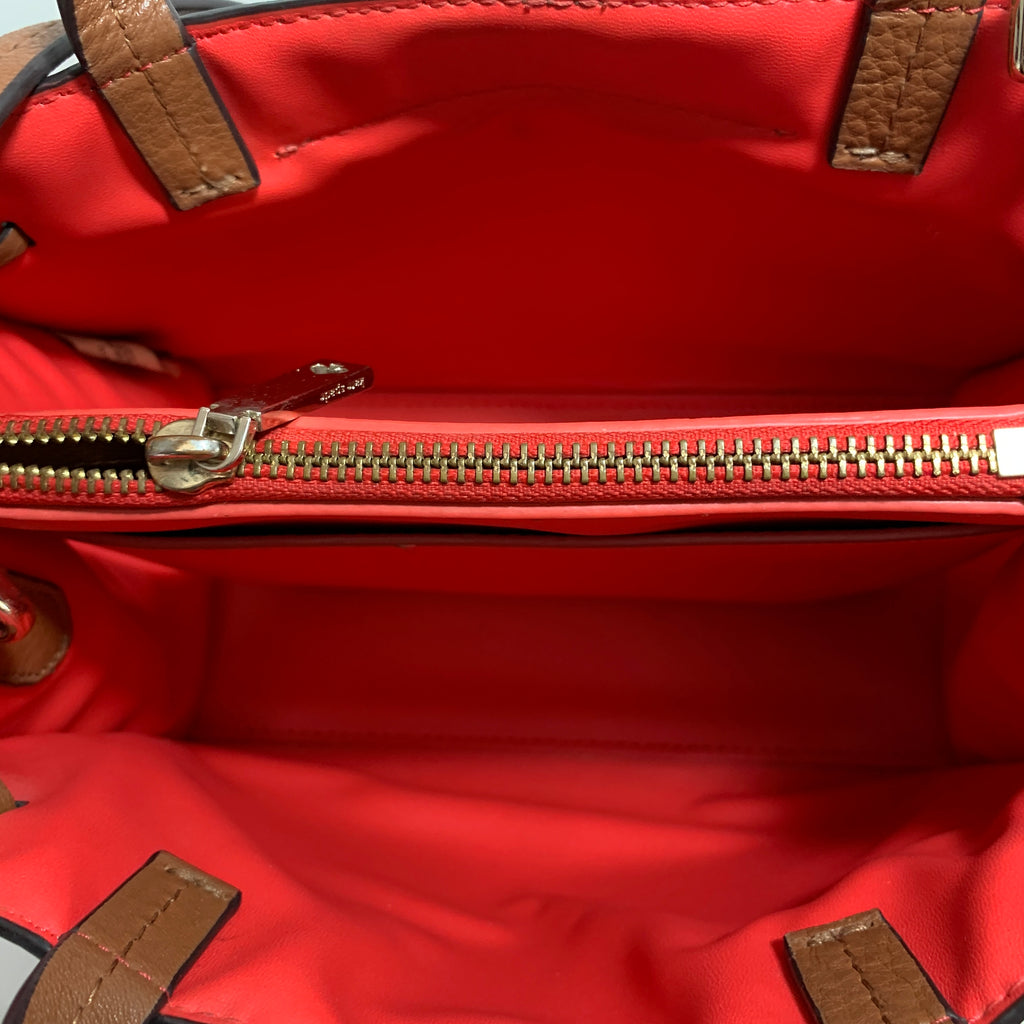 Kate Spade Tan Leather Hayes Street Isobel Satchel | Pre Loved |