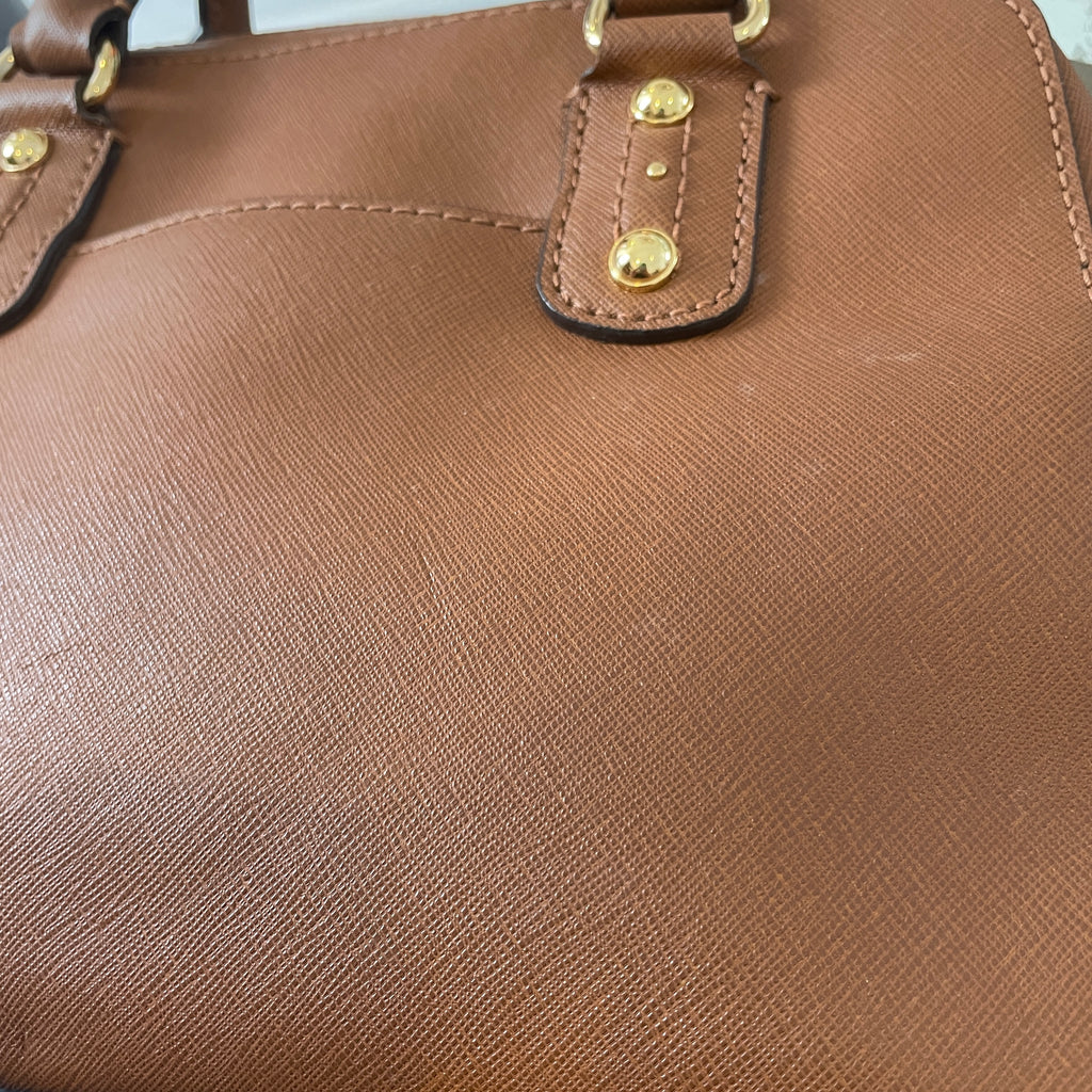 Michael Kors Brown Leather Satchel | Gently Used |