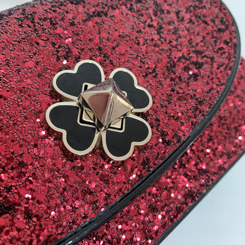 Kate Spade 'Adette' Glitter Mini Top-handle Crossbody Bag | Brand New |