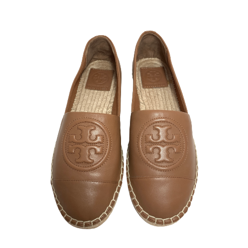 Tory Burch Tan Leather Espadrilles | Brand New |
