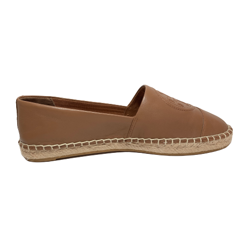 Tory Burch Tan Leather Espadrilles | Brand New |