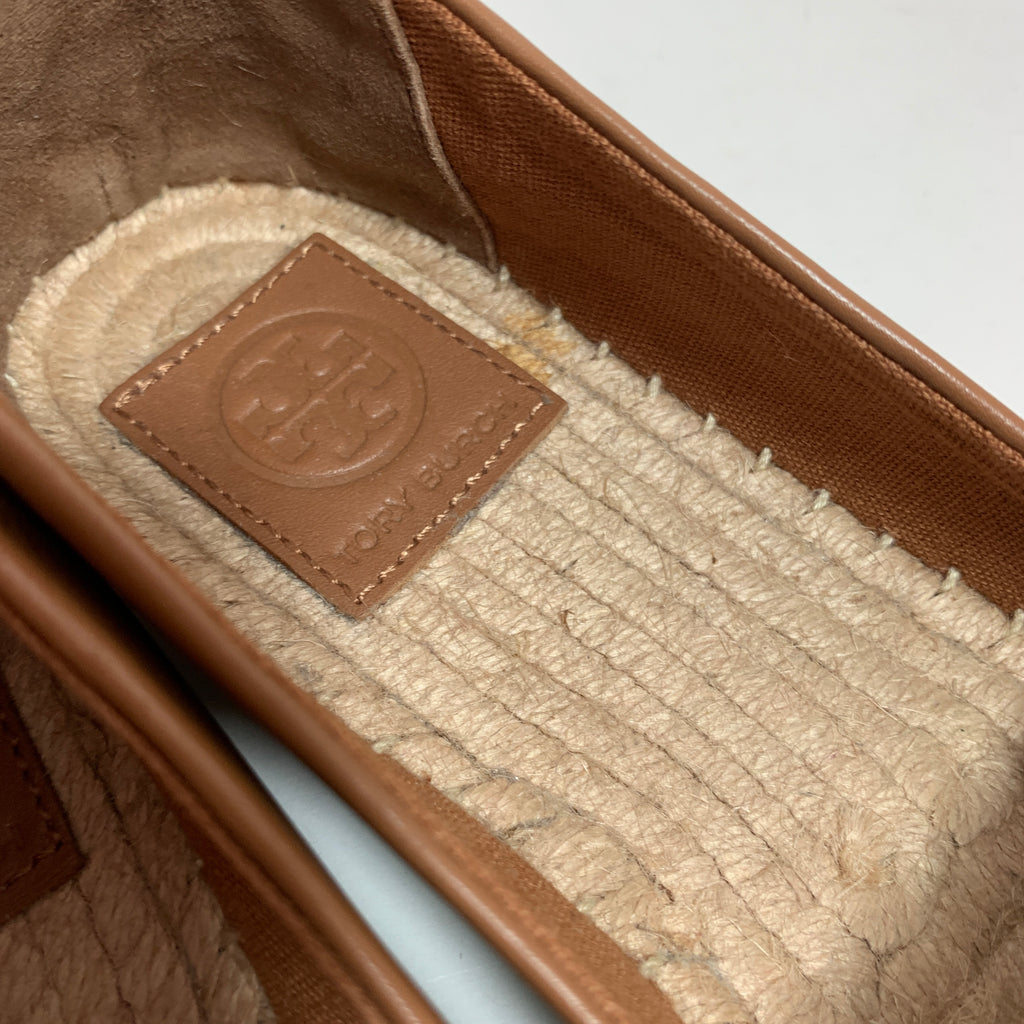 Tory Burch Tan Leather Espadrilles | Brand New |