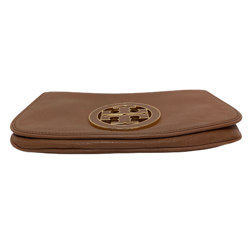 Tory Burch Tan Reva Convertible Clutch | Pre Loved |