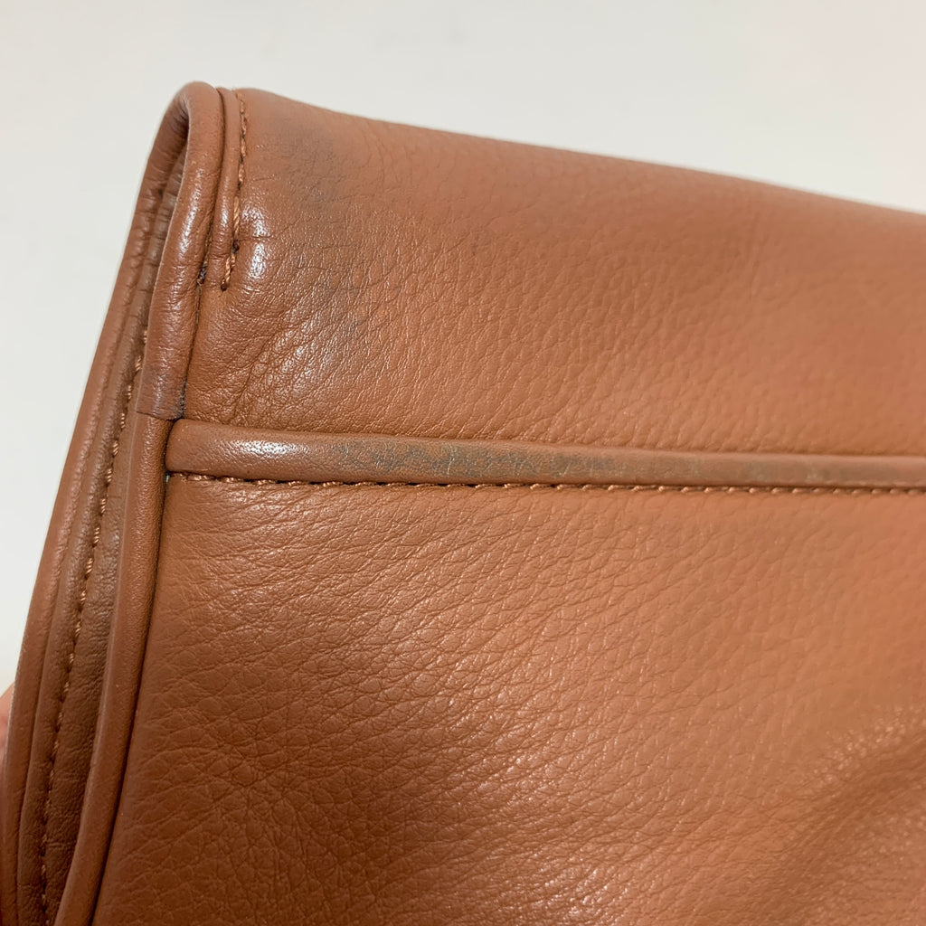 Tory Burch Tan Reva Convertible Clutch | Pre Loved |