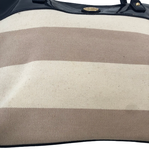 Tommy Hilfiger Beige & Navy Striped Tote | Pre Loved |