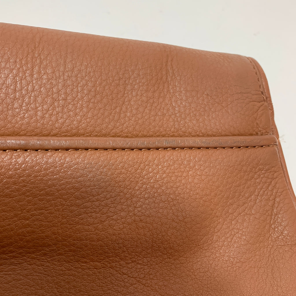 Tory Burch Tan Reva Convertible Clutch | Pre Loved |