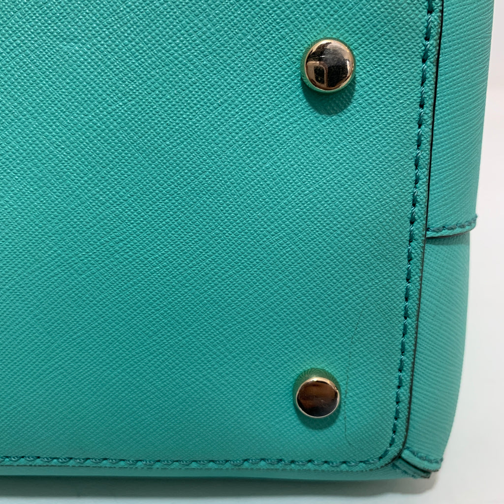 Kate Spade Teal Leather Satchel | Pre Loved |