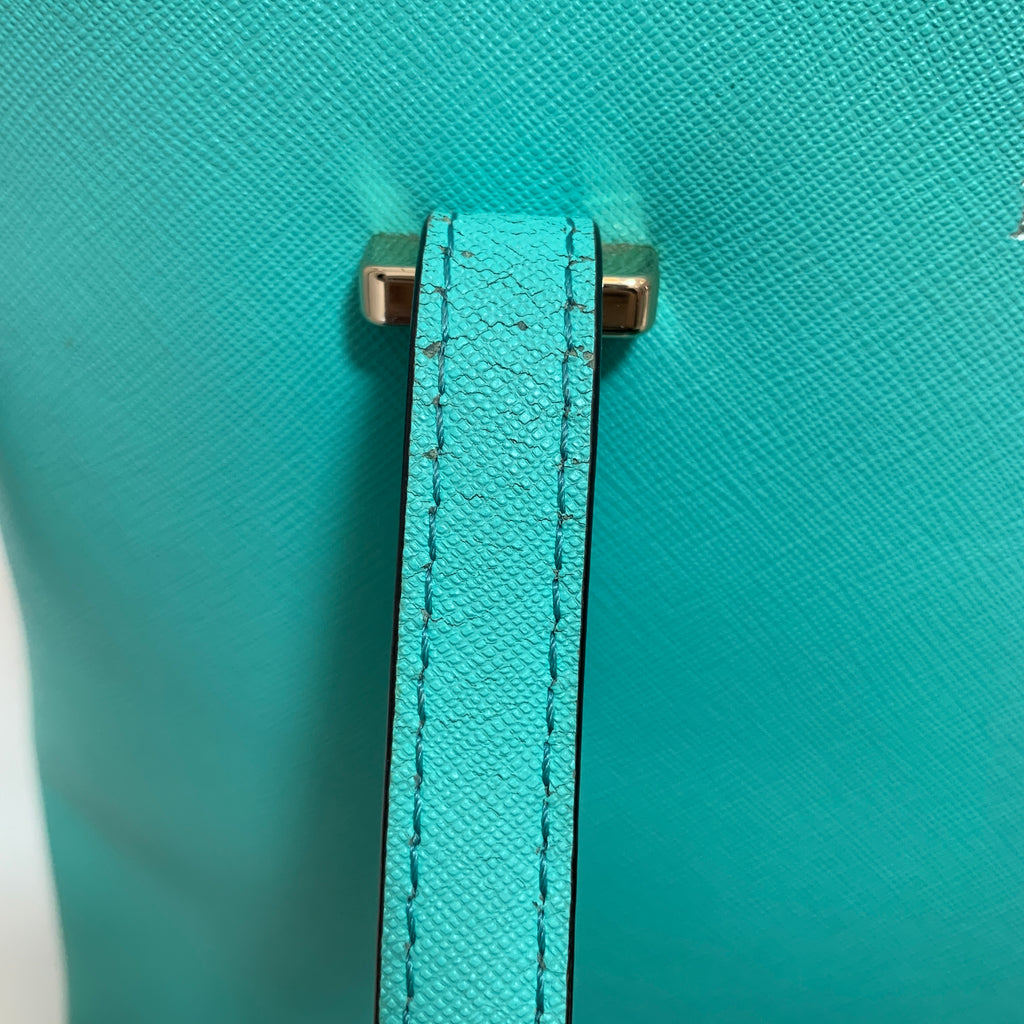 Kate Spade Teal Leather Satchel | Pre Loved |