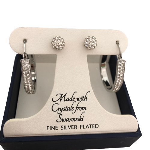 Sofia James Silver Plated Earrings Set | Like New |