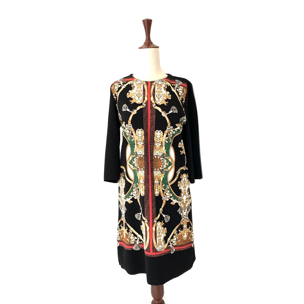 ZARA Black Printed Tunic | Gently Used |