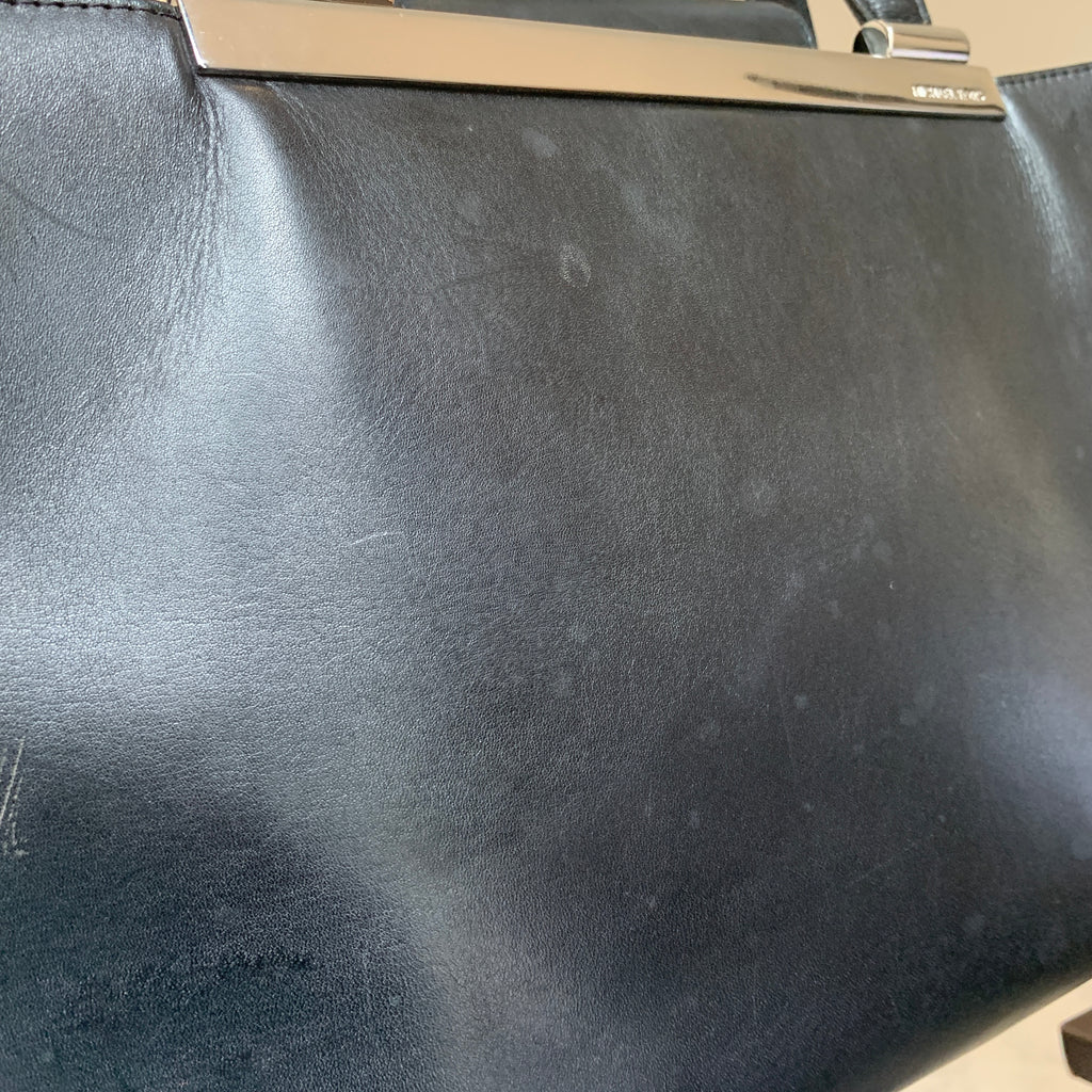 Michael Kors Black Leather Tote | Gently Used |