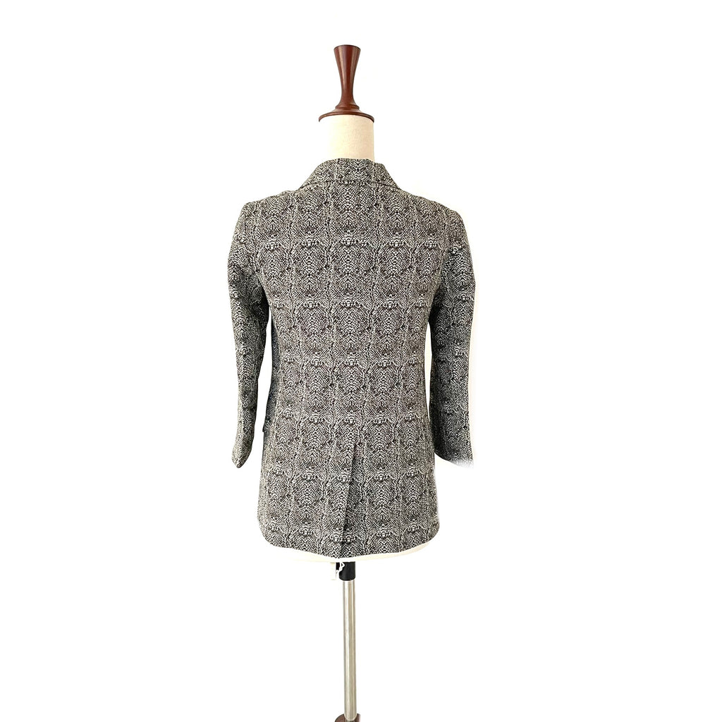 River Island Black & White Printed Jacket | Gently Used |