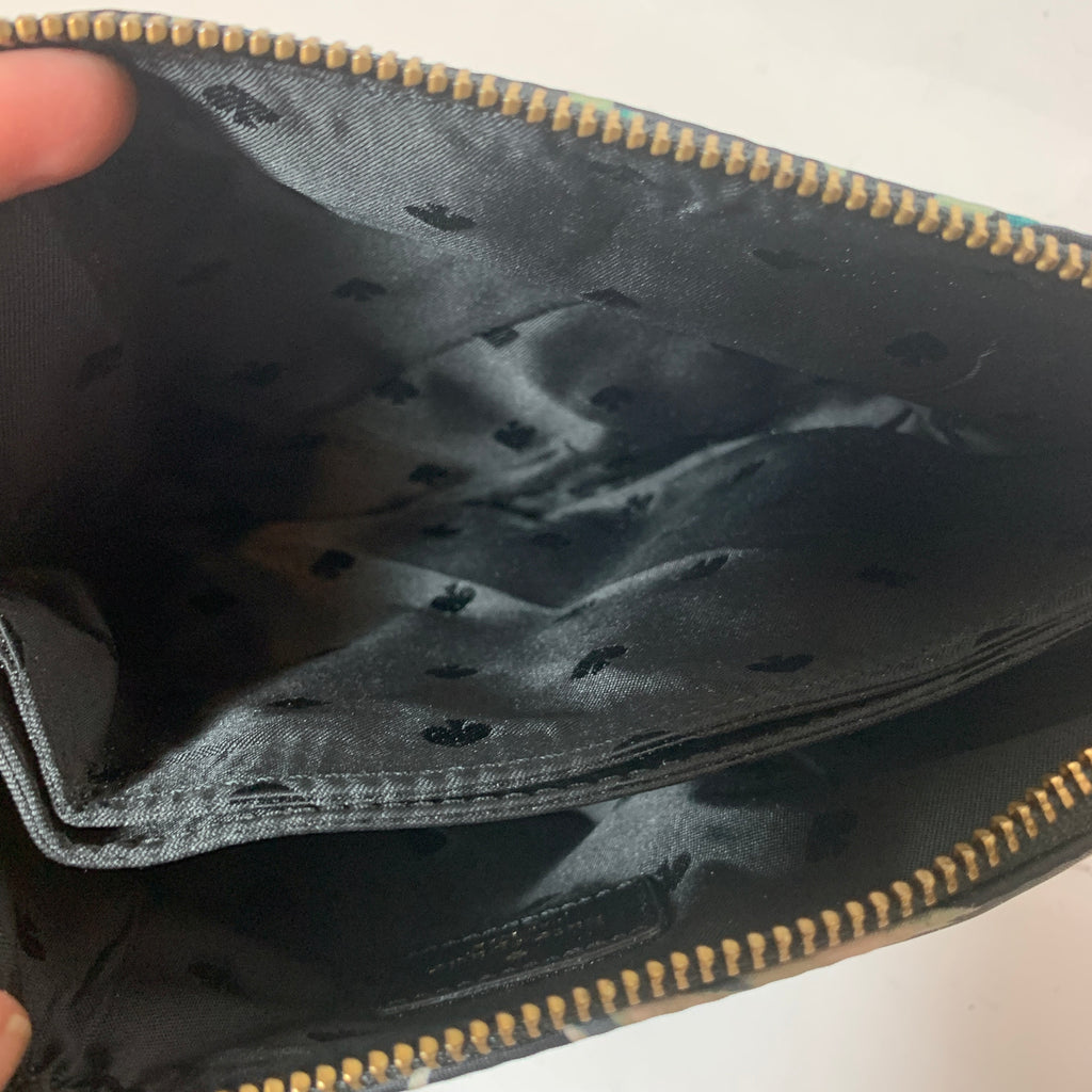 Kate Spade Black Floral Print Nylon Crossbody Bag | Gently Used |