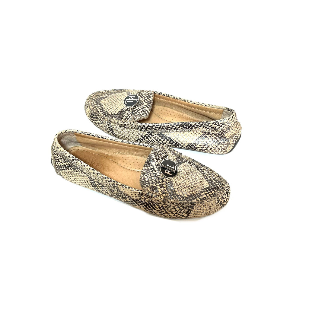 Lauren Ralph Lauren Snakeskin Loafers | Gently Used |