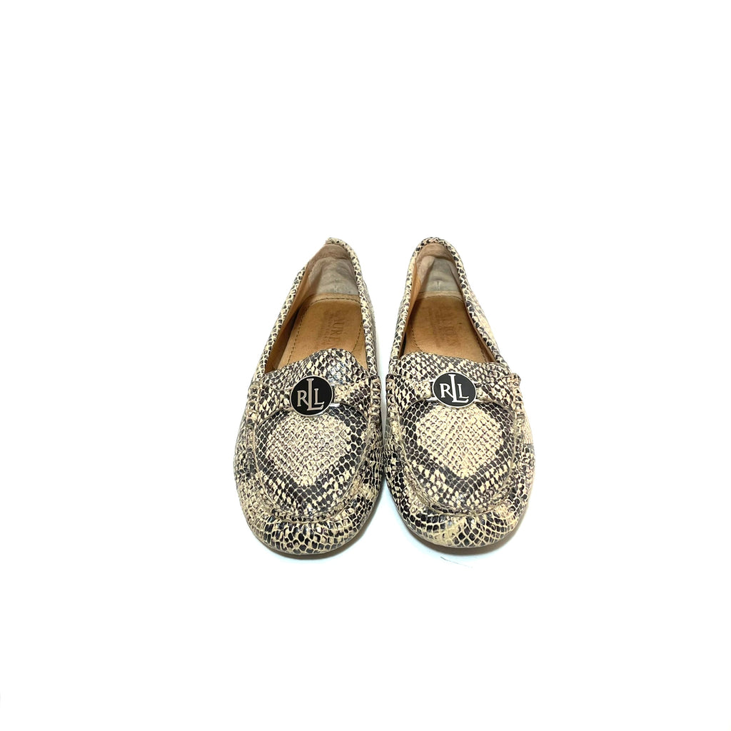 Lauren Ralph Lauren Snakeskin Loafers | Gently Used |