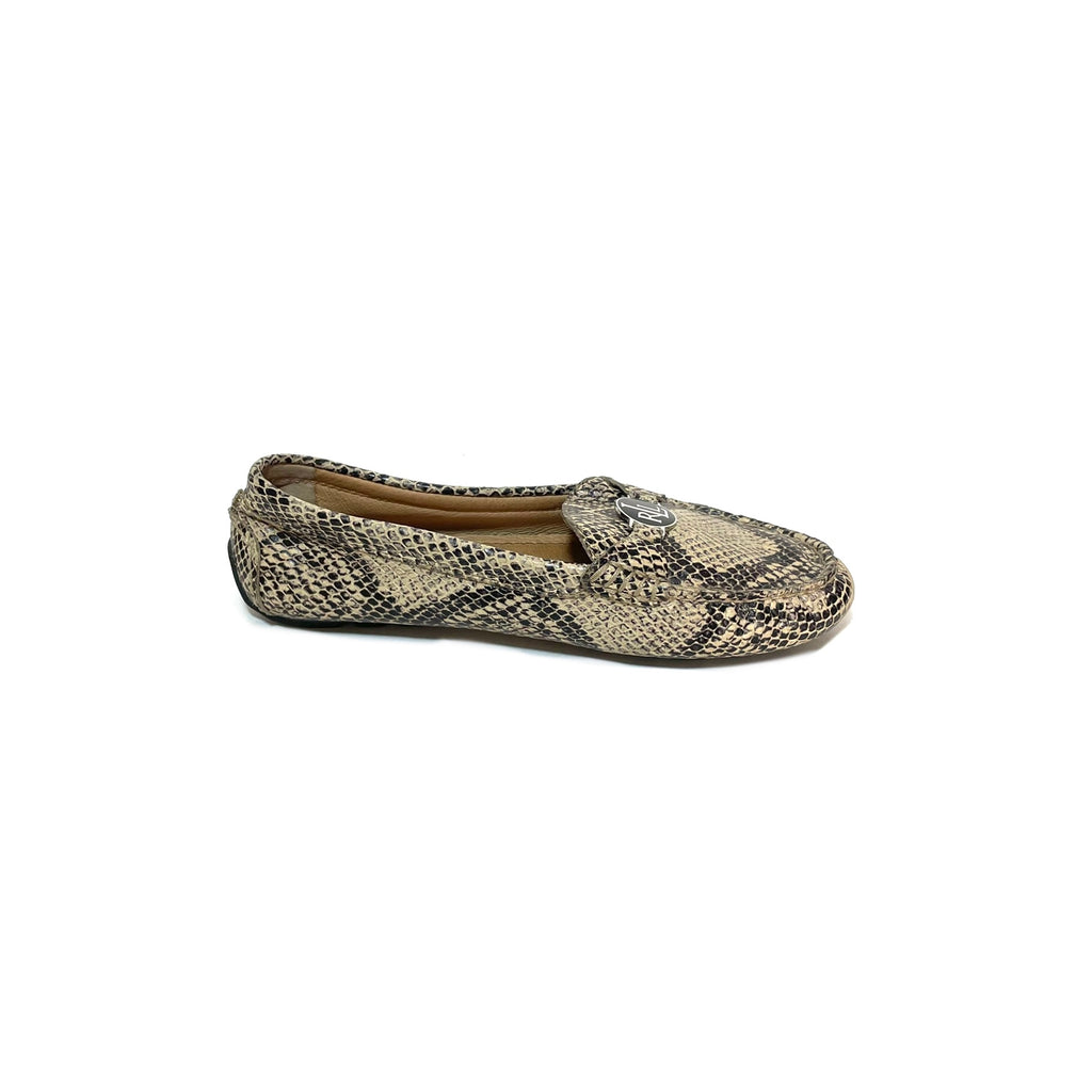 Lauren Ralph Lauren Snakeskin Loafers | Gently Used |