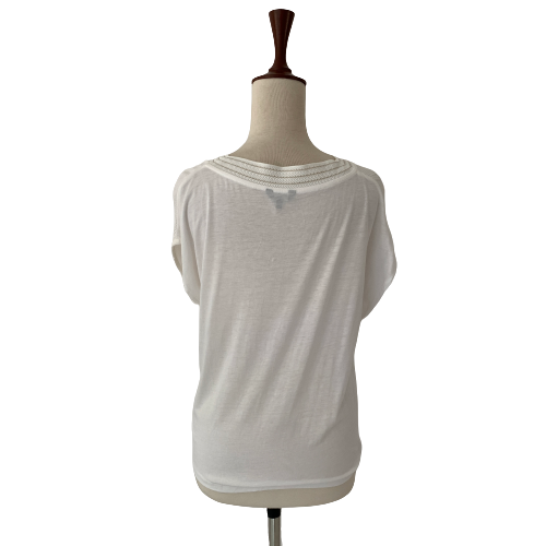 Massimo Dutti White Top | Gently Used |