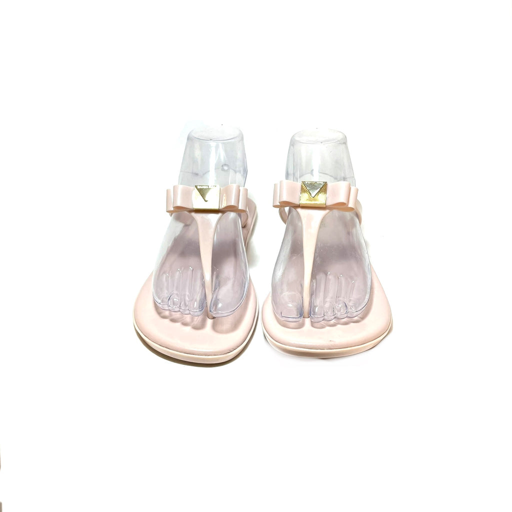 Michael Kors Pink Jelly 'Caroline' Thong Sandals | Pre Loved |