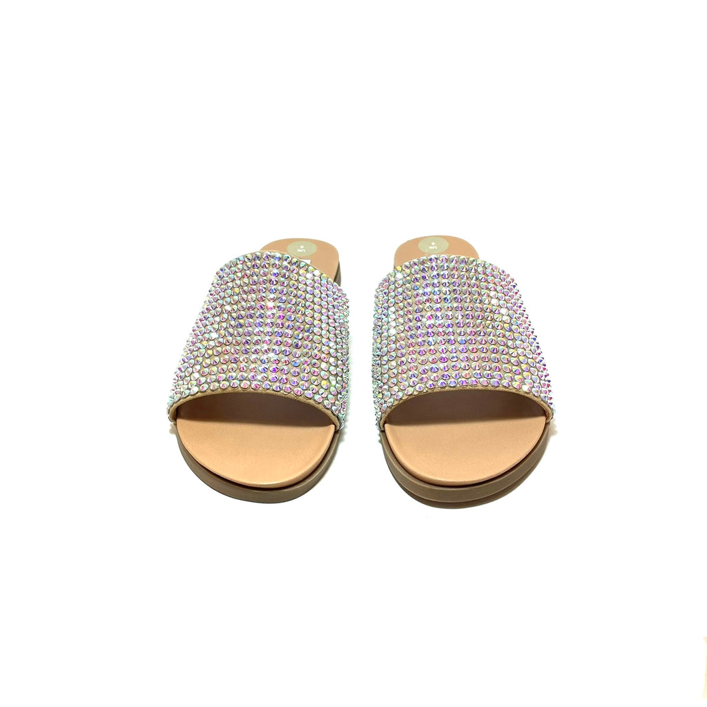 Steve Madden 'Kayan' Rhinestone Slides | Brand New |