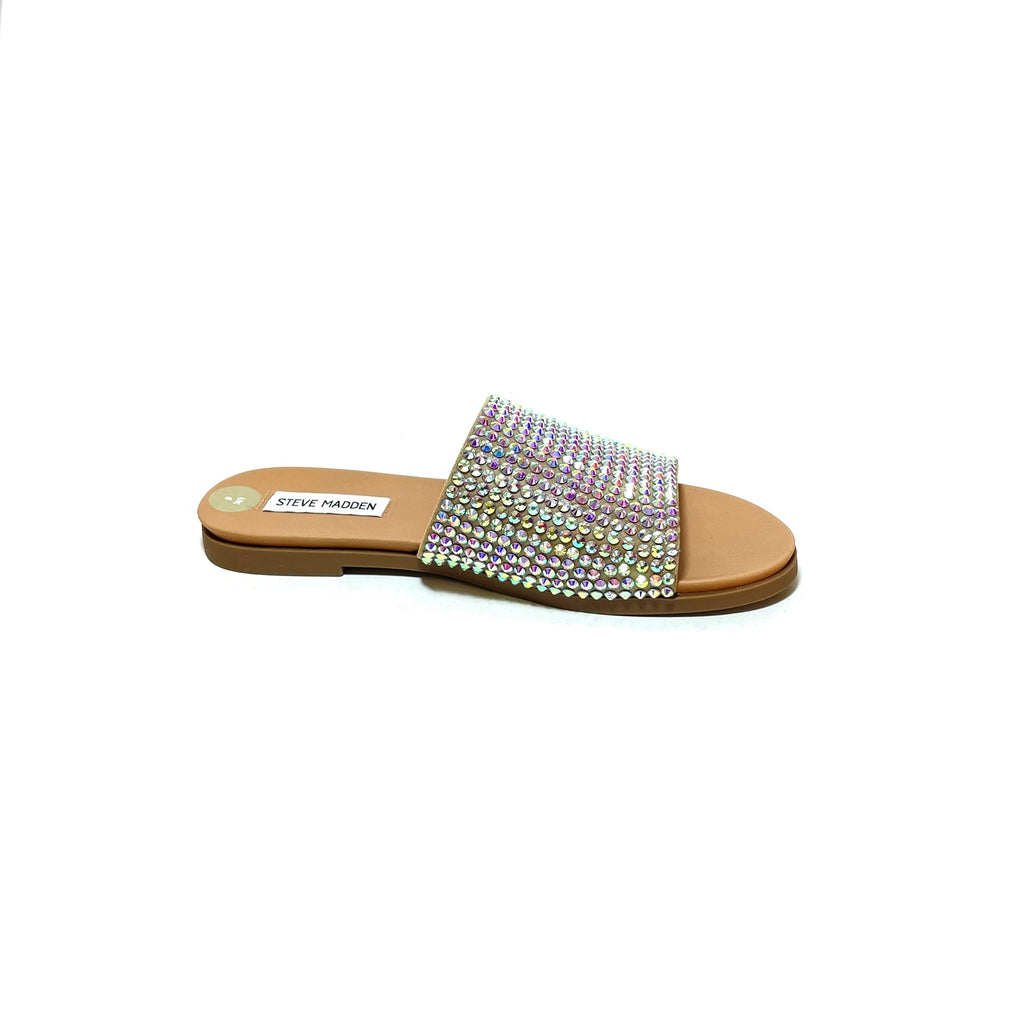 Steve Madden 'Kayan' Rhinestone Slides | Brand New |