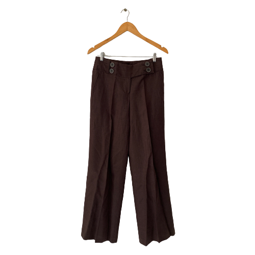 NEXT Brown Linen Jacket & Pants Set | Pre Loved |