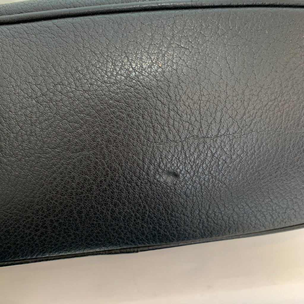 Michael Kors 'Lupita' Black Leather Small Shoulder Bag | Pre Loved |