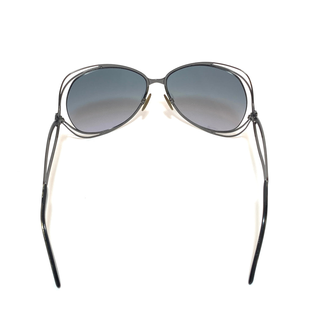 Roberto Cavalli 527S Grey Metal Butterfly Sunglasses | Pre Loved |