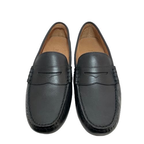 Ralph Lauren Black Leather Men's Loafers | Like New |