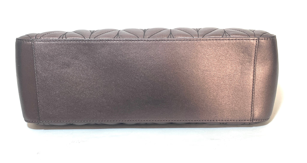 Kate Spade 'Briar Lane' Metallic Quilted Leather Shoulder Bag | Brand New |