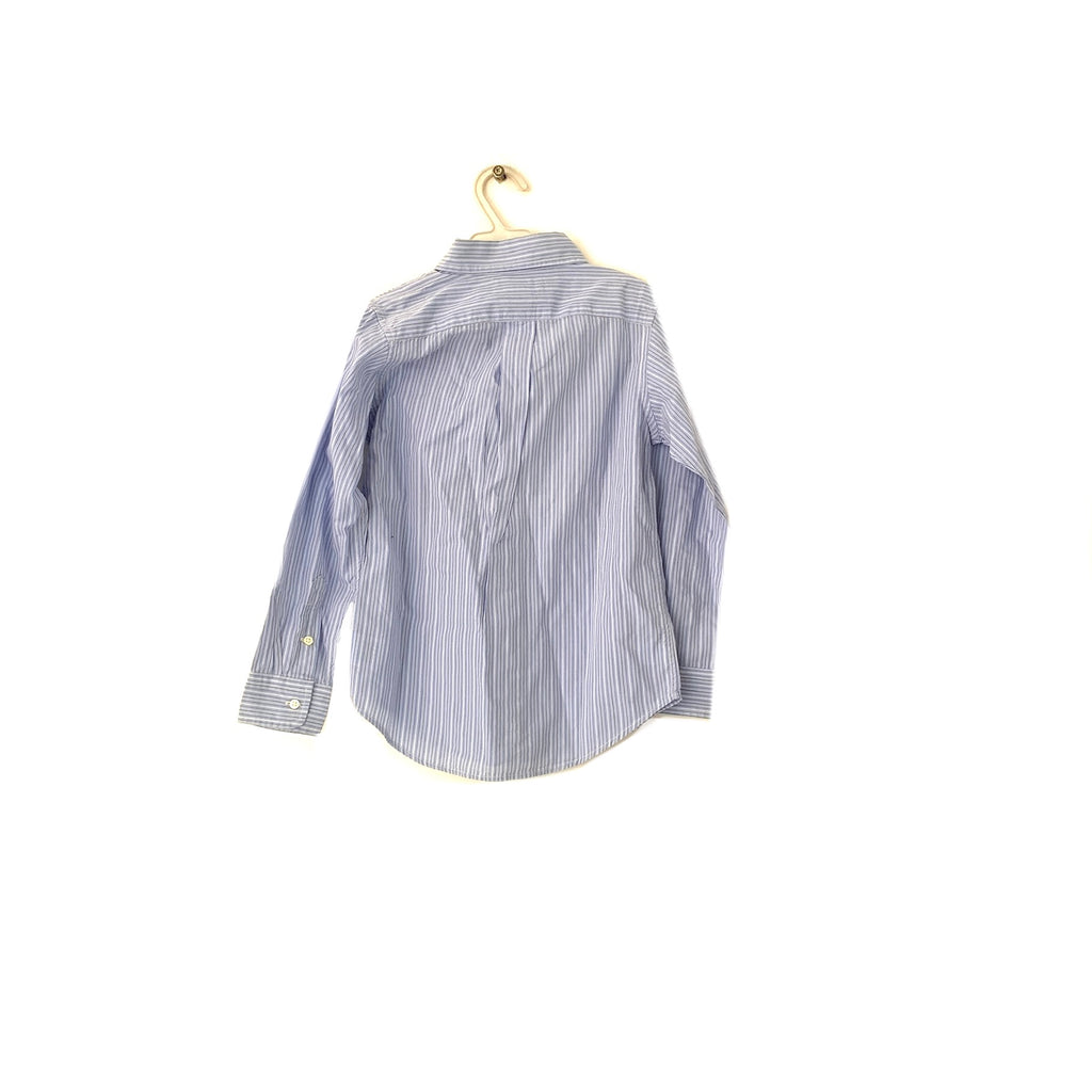 Ralph Lauren Blue Striped Cotton Shirt | Brand New |