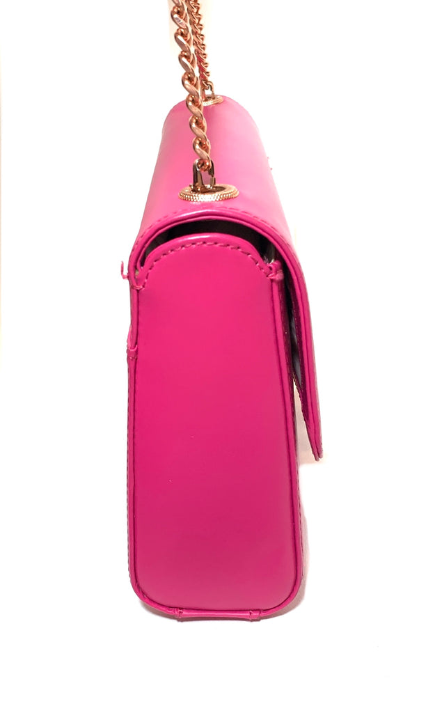 Ted Baker Fuschia Leather Crossbody Bag | Pre Loved |