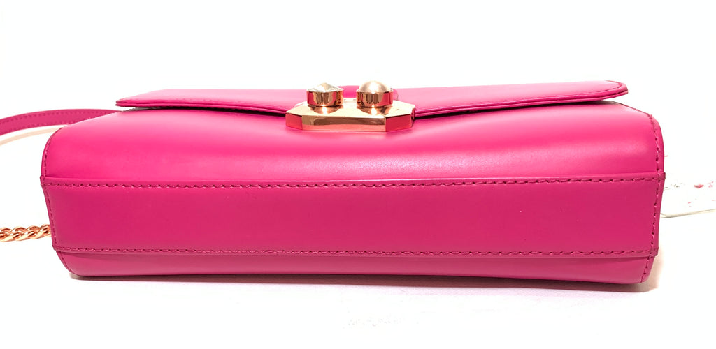 Ted Baker Fuschia Leather Crossbody Bag | Pre Loved |