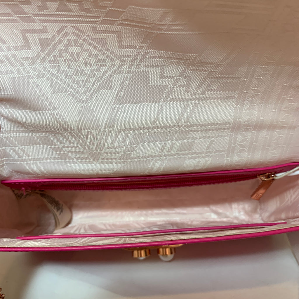 Ted Baker Fuschia Leather Crossbody Bag | Pre Loved |