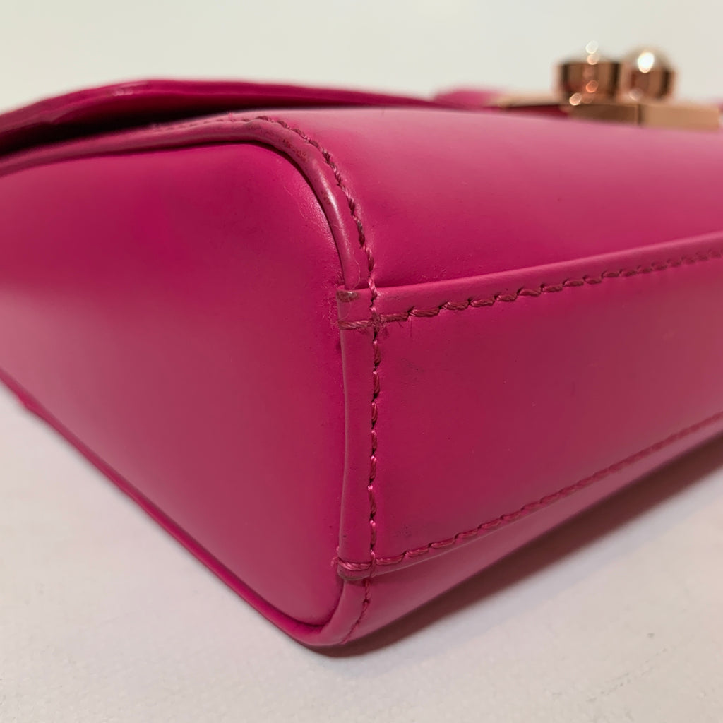 Ted Baker Fuschia Leather Crossbody Bag | Pre Loved |