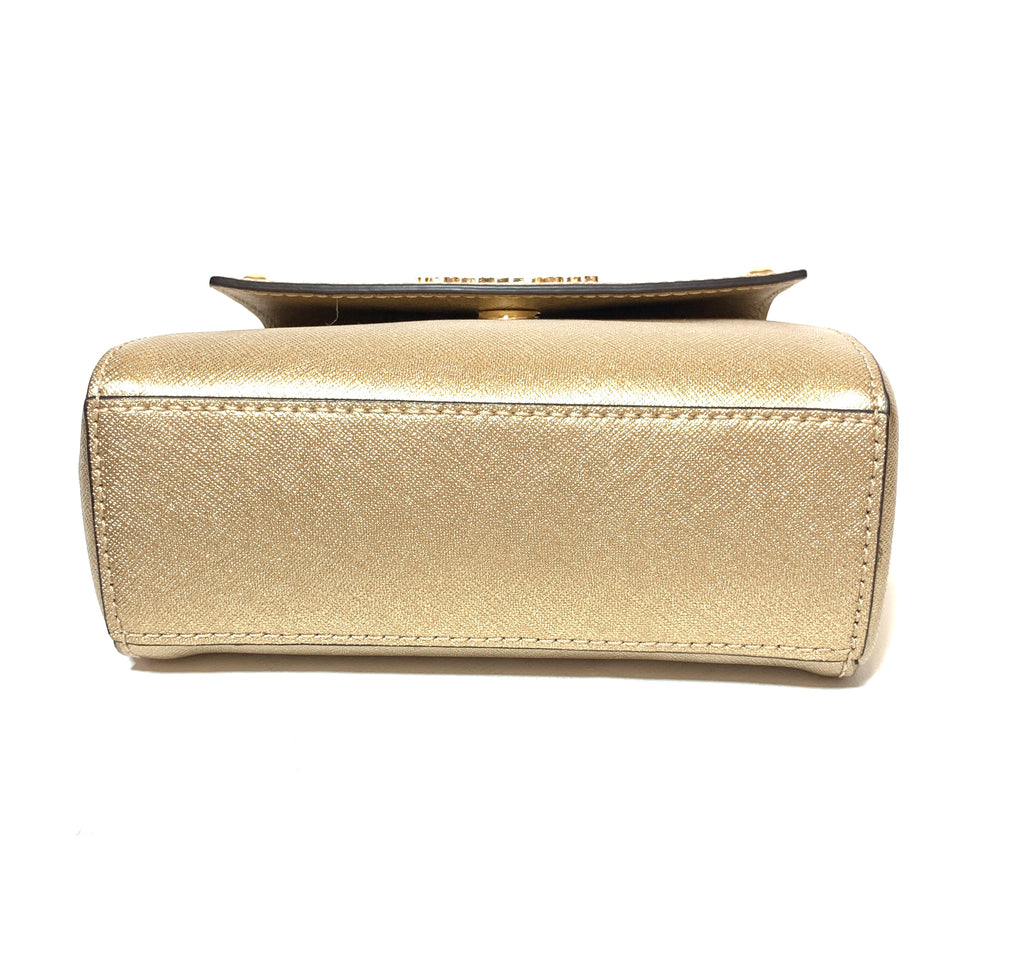 Michael Kors Gold 'Dillon' Small Stud Satchel | Gently Used |