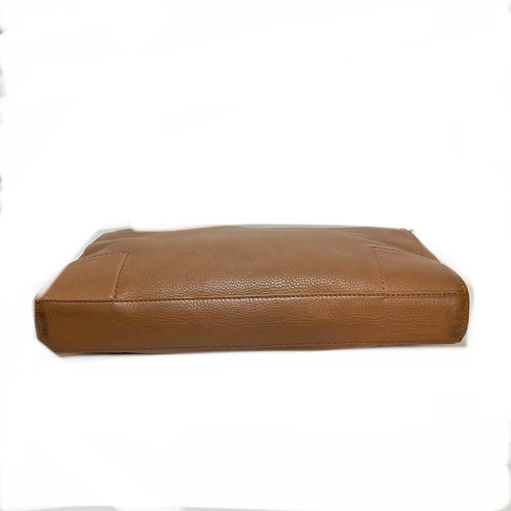 Tory Burch Tan 'Britten' Fold-over Messenger Bag | Pre Loved |